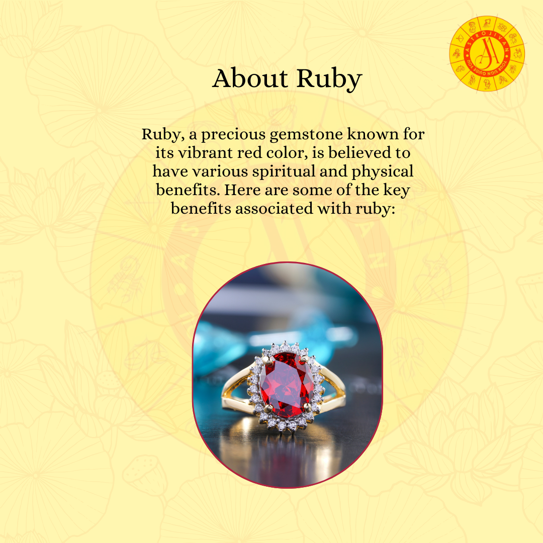 Ruby Gemstone – Emblem of Passion & Prosperity
