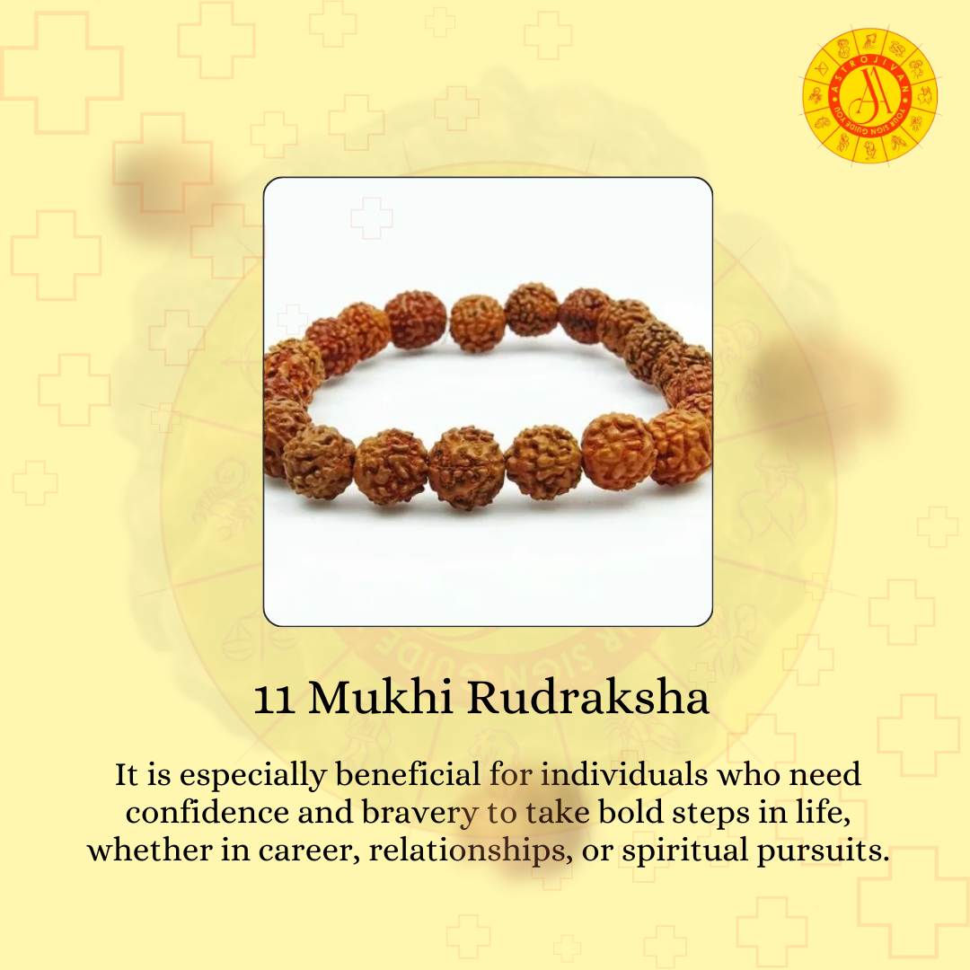 Nepal Origin 11 Mukhi Rudraksha – Symbol of Power, Wisdom & Divine Blessings